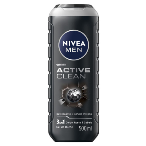 Шампунь чоловічий NIVEA MEN Активне очищення (Active Clean), 500 мл